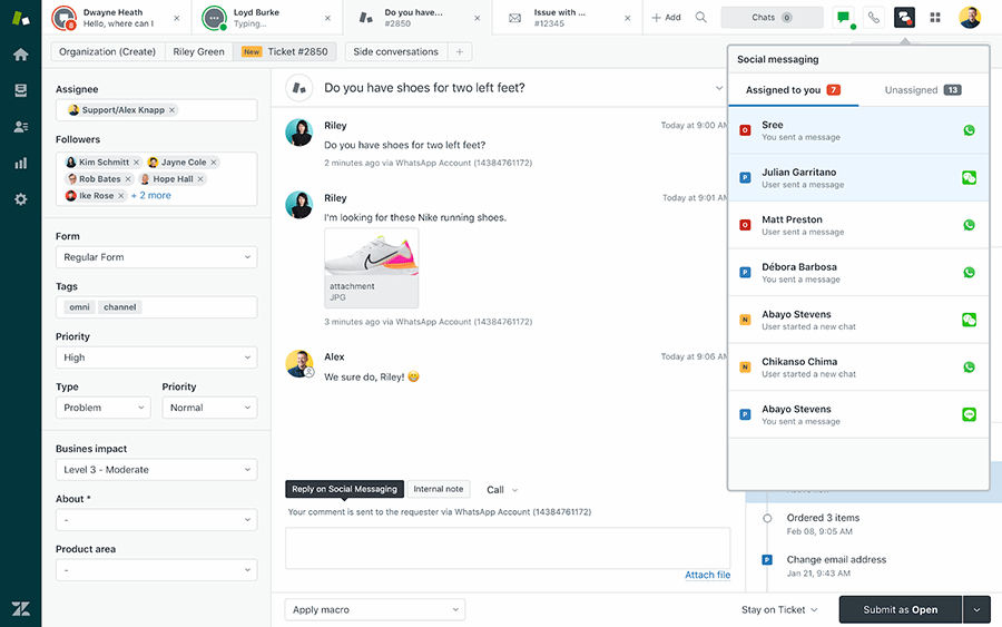 Zendesk Sunshine CRM, social media upgrades released TechTarget